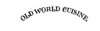 OLD WORLD CUISINE logo