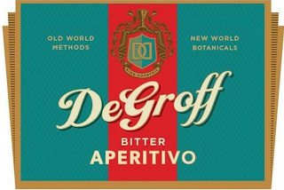 OLD WORLD METHODS KING COCKTAIL DD NEW WORLD BOTANICALS DEGROFF BITTER APERITIVO logo