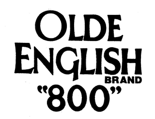 OLDE ENGLISH BRAND "800" logo