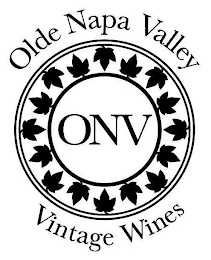 OLDE NAPA VALLEY ONV VINTAGE WINES logo