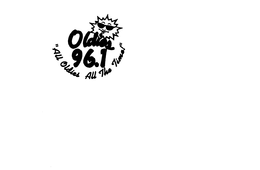 OLDIES 96.1 "ALL OLDIES ALL THE TIME!" logo