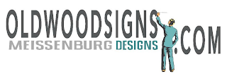 OLDWOODSIGNS.COM MEISSENBURG DESIGNS logo