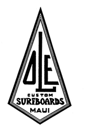 OLE CUSTOM SURFBOARDS MAUI logo