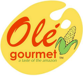 OLE GOURMET A TASTE OF THE AMAZON logo