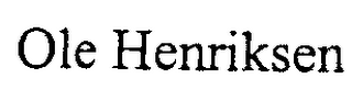 OLE HENRIKSEN logo