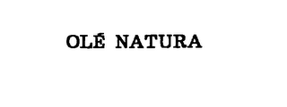 OLE NATURA logo