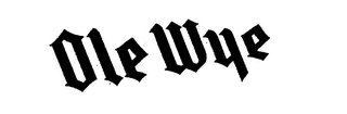 OLE WYE logo