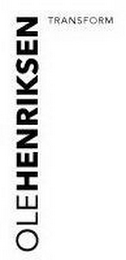OLEHENRIKSEN TRANSFORM logo