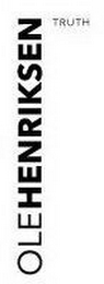 OLEHENRIKSEN TRUTH logo