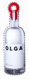 OLGA FREE THE SPIRIT VODKA MADE IN CALIFORNIA logo