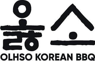 OLHSO KOREAN BBQ logo