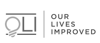 OLI OUR LIVES IMPROVED logo