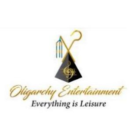 OLIGARCHY ENTERTAINMENT EVERYTHING IS LEISURE logo