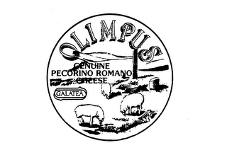 OLIMPUS GENUINE PECORINO ROMANO CHEESE GALATEA logo