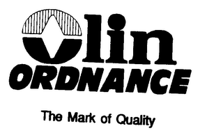 OLIN ORDNANCE THE MARK OF QUALITY logo