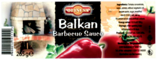 OLINESA BALKAN BARBECUE SAUCE logo