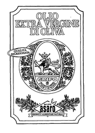 OLIO EXTRA VERGINE DI OLIVA ASAROQUALITA SELEZINATA DEL 1916 PRODOTTI ALIMENTARI NATURALI PARTANNA logo