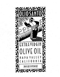 OLIO SANTO EXTRA VIRGIN OLIVE OIL NAPA VALLEY CALIFORNIA 24.4 FL. OZ (1PT 9.402) logo