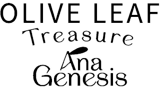 OLIVE LEAF TREASURE ANA GENESIS logo