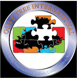 OLIVE TREE INTERNATIONAL "LEARNING EMPOWERS FAMILIES, COMMUNITIES, NATIONS" logo