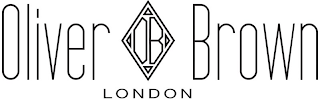 OLIVER OB BROWN LONDON logo