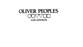 OLIVER PEOPLES LOS ANGELES logo