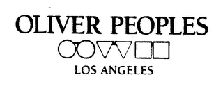 OLIVER PEOPLES LOS ANGELES logo
