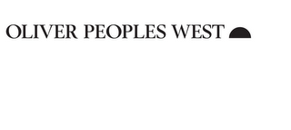 OLIVER PEOPLES WEST logo