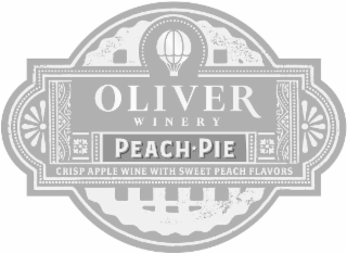 OLIVER WINERY PEACH PIE CRISP APPLE WINE WITH SWEET PEACH FLAVORS logo