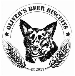 OLIVER'S BEER BISCUITS EST. 2017 logo