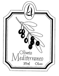 OLIVETO MEDITERRANEO 375ML OLIVES logo