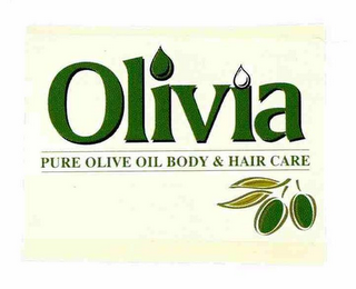 OLIVIA PURE OLIVE OIL BODY & HAIR CARE logo