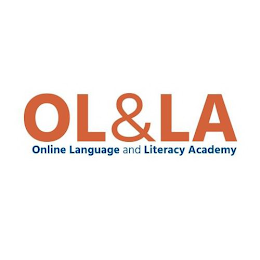 OL&LA ONLINE LANGUAGE AND LITERACY ACADEMY logo