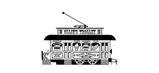OLLIE'S TROLLEY HOT DOG DELICIOUS TASTY AND JUICY logo