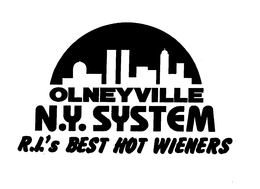 OLNEYVILLE N.Y. SYSTEM R.I.'S BEST HOT WIENERS logo