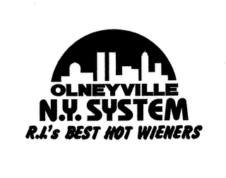 OLNEYVILLE N.Y. SYSTEM R.I.'S BEST HOT WIENERS logo
