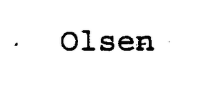 OLSEN logo