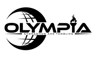OLYMPIA GYMNASTICS AND TUMBLING logo