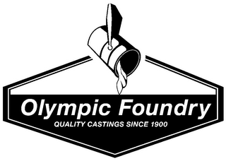 OLYMPIC FOUNDRY QUALITY CASTINGS SINCE 1900 logo