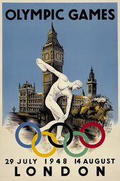OLYMPIC GAMES LONDON 29 JULY 1948 14 AUGUST logo