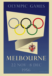 OLYMPIC GAMES MELBOURNE 22 NOV-8 DEC 1956 logo