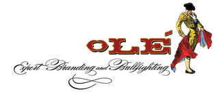 OLÉ EXPERT BRANDING AND BULLFIGHTING logo