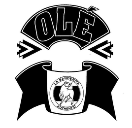 OLÉ LA BANDERITA AUTHENTIC logo