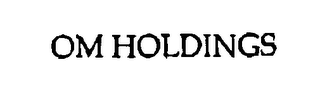 OM HOLDINGS logo
