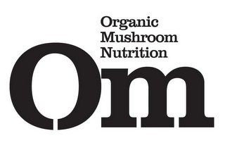 OM ORGANIC MUSHROOM NUTRITION logo