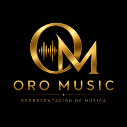 OM ORO MUSIC REPRESENTACIÓN DE MÚSICA logo