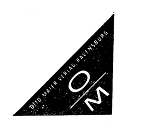 OM OTTO MAIER VERIAG RAVENSBURG logo