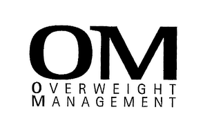OM OVERWEIGHT MANAGEMENT logo