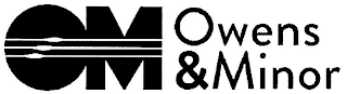 OM OWENS & MINOR logo