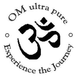 OM ULTRA PURE EXPERIENCE THE JOURNEY logo